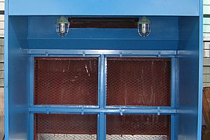 Dry spray booth